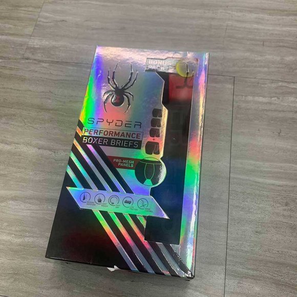 NEW 4-Pack Spyder Men's Boxer Briefs - FINAL PRICE - Picture 1 of 2